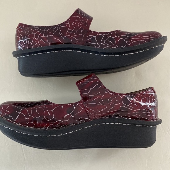 Alegria genuine leather shoes with Mary Jane style and Velcro closure. Size 36. - Picture 2 of 15